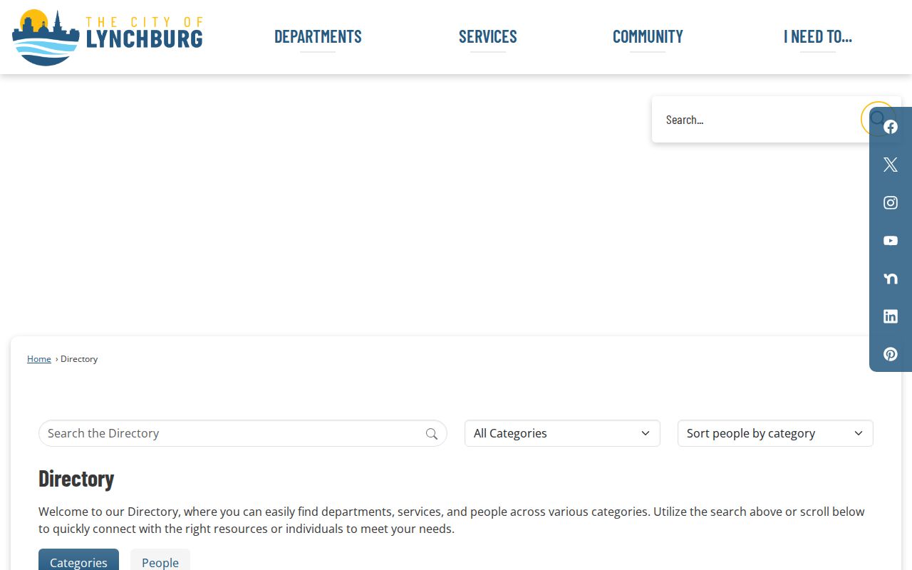 Lynchburg neighbors city staff directory